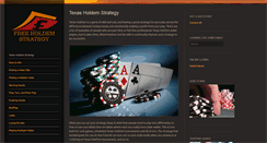 Desktop Screenshot of freeholdemstrategy.com